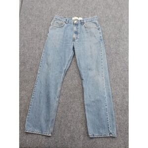 Levis 505 Jeans Mens‎ 33x30 Blue Denim Regular Fit Vtg Cotton Straight Tag 35x30
